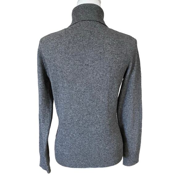 Apt 9 Size M Medium 100% Cashmere Argyle Sweater Turtleneck - Picture 2 of 3